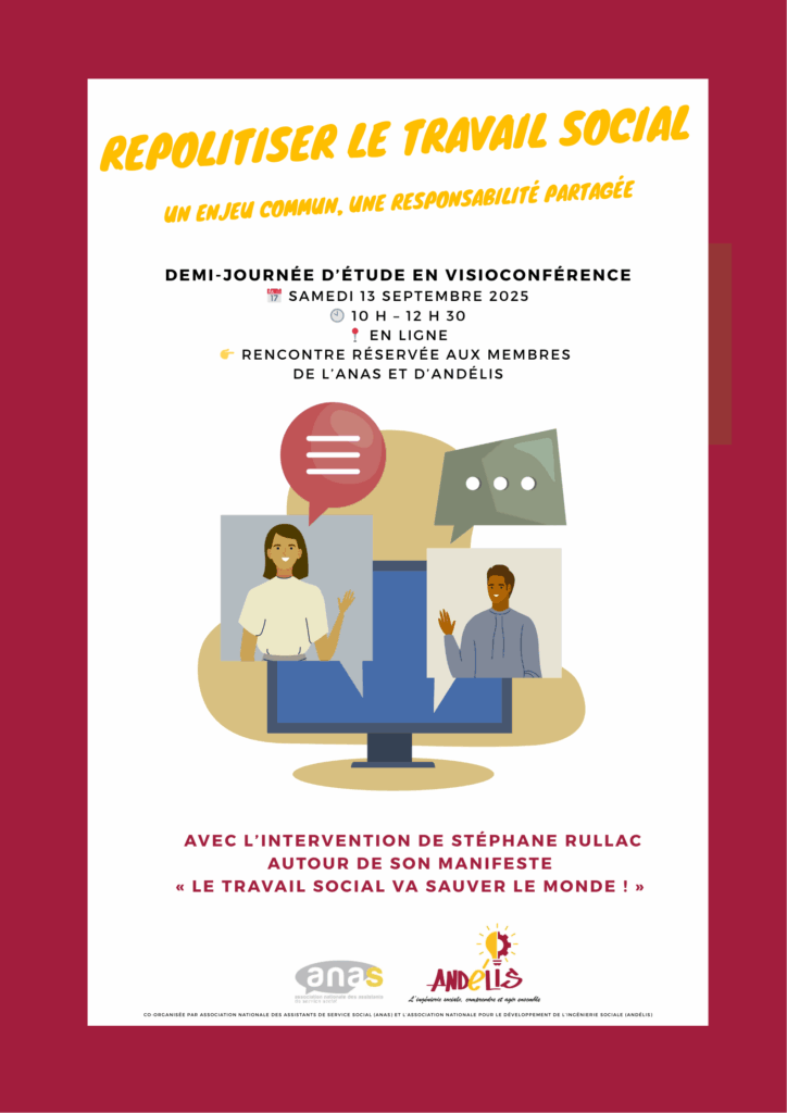 Visuel pour demi-journée d'étude Anas-Andélis du 13 septembre 2025